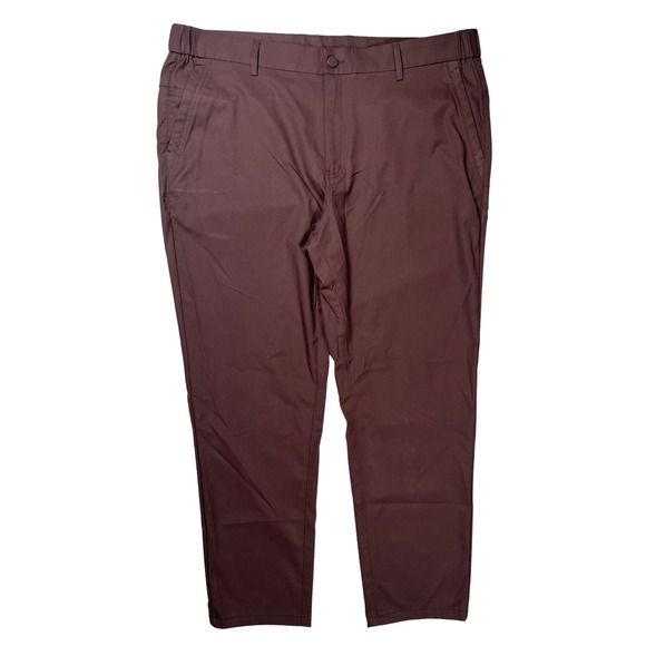 Jack Archer Other - Jack Archer Slim Fit Pants Mens 38x29 (Hemmed) Chocolate Brown Tech Chino Casual